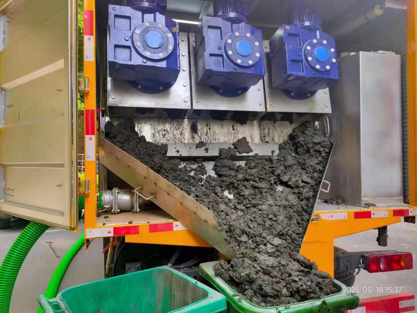 金溪化粪池清掏城市维护站-泥浆净化干湿分离处理